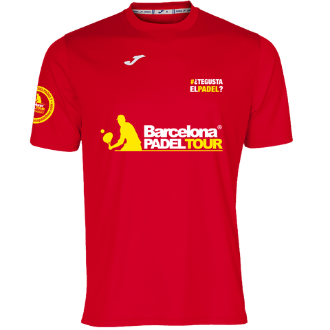 Barcelona Padel Tour - Camiseta Técnica de Manga Corta Te Gusta el